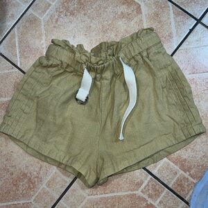 Posse Tan Women's Linen Shorts